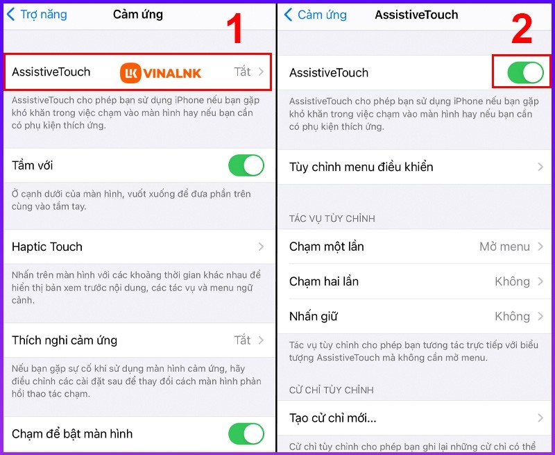 Hướng dẫn cách cài đặt nút Home Ảo trên iPhone cực dễ