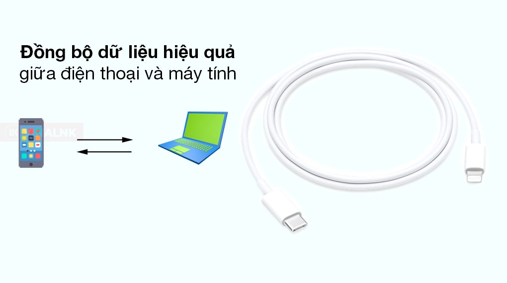 Cáp Type C - Lightning 1m Apple MM0A3 Trắng Cáp Type C - Lightning 1m Apple MM0A3 Trắng