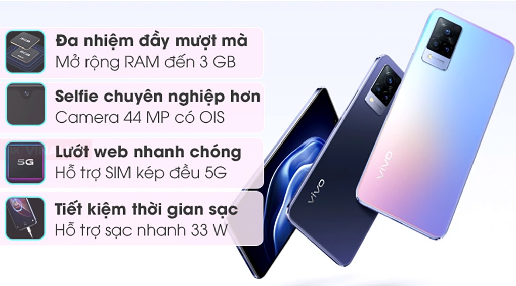 Điện thoại Vivo V21 5G (8GB|128GB)