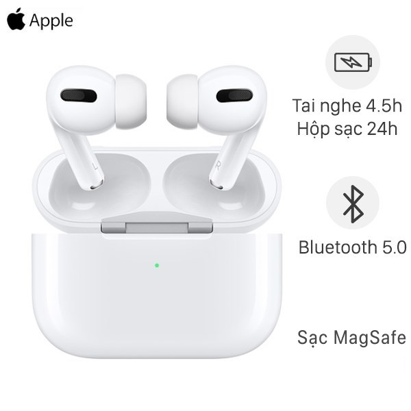Tai nghe Bluetooth AirPods Pro MagSafe Charge Apple MLWK3