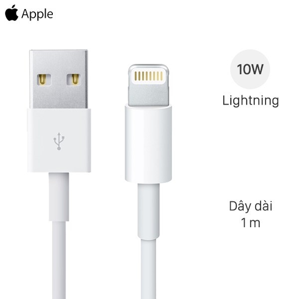 Cáp Lightning 1m Apple MXLY2 Trắng