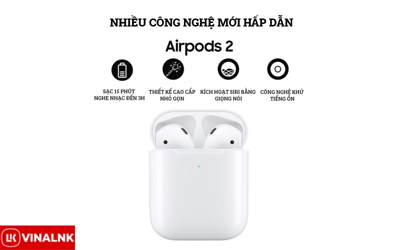 Tai nghe Bluetooth AirPods 2 Apple MV7N2 Tai nghe Bluetooth AirPods 2 Apple MV7N2