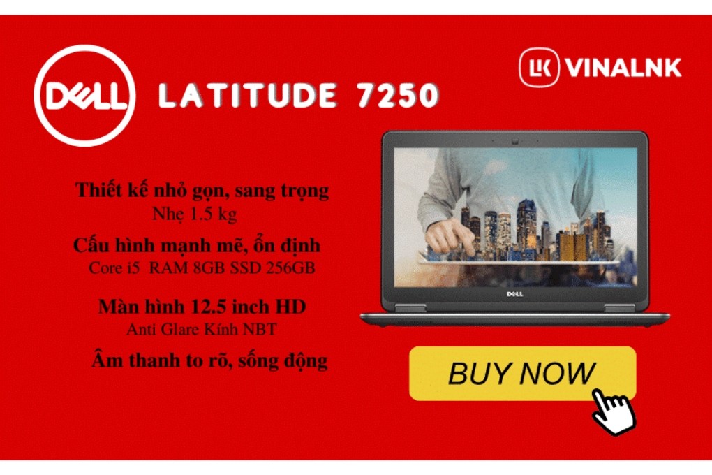 Laptop Dell Latitude E7250 i5 5300U/8GB/256GB